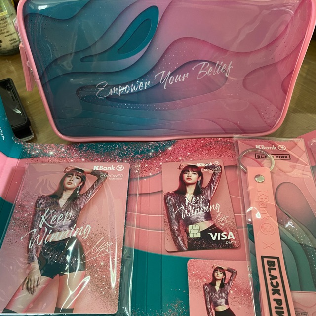 Kbank x Blackpink เซตลิซ่า ขายยกเซต (ธีมใช้แล้ว)