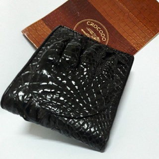 crocrodile  wallet กระเป๋าสตางค์จระเข้1044