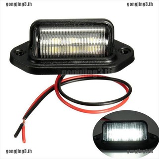 Gjing ไฟ led ติดป้ายทะเบียนรถยนต์ 1x6 สําหรับเรือ rv trailer caravan