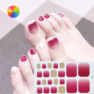 สติ๊กเกอร์ติดเล็บลายหัวใจ Glitter 22 Tips / แผ่น