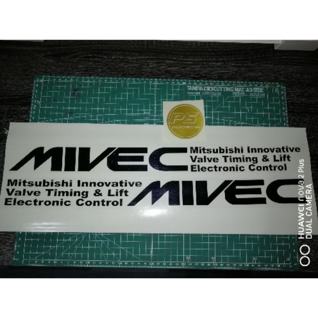 สติ๊กเกอร์ pintu mivec / satria / lancer / inspira