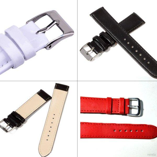 อุปกรณ์เสริมสายนาฬิกาข้อมือสายหนังแบบเปลี่ยนสําหรับ Pin Buckled