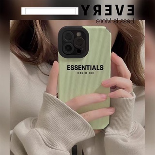 เคสป้องกันโทรศัพท์มือถือหนัง ลาย Fear Of God หรูหรา สําหรับ iphone 13 Pro Max i13 13pro 11 Pro Max i11 X XR Xs Max 7plus 8plus 12Pro 12 Pro Max