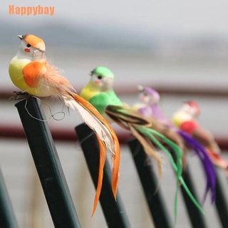 (Happybay) ตุ๊กตาขนนกประดิษฐ์ ขนาดเล็ก สําหรับบ้าน และสวน