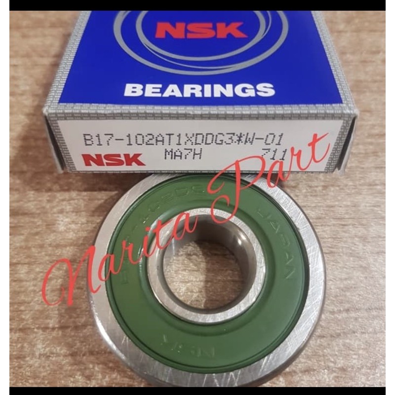 ไดชาร์จ dynamo Bearing B17-102 AT1XDD NSK ขนาด 17x47x14