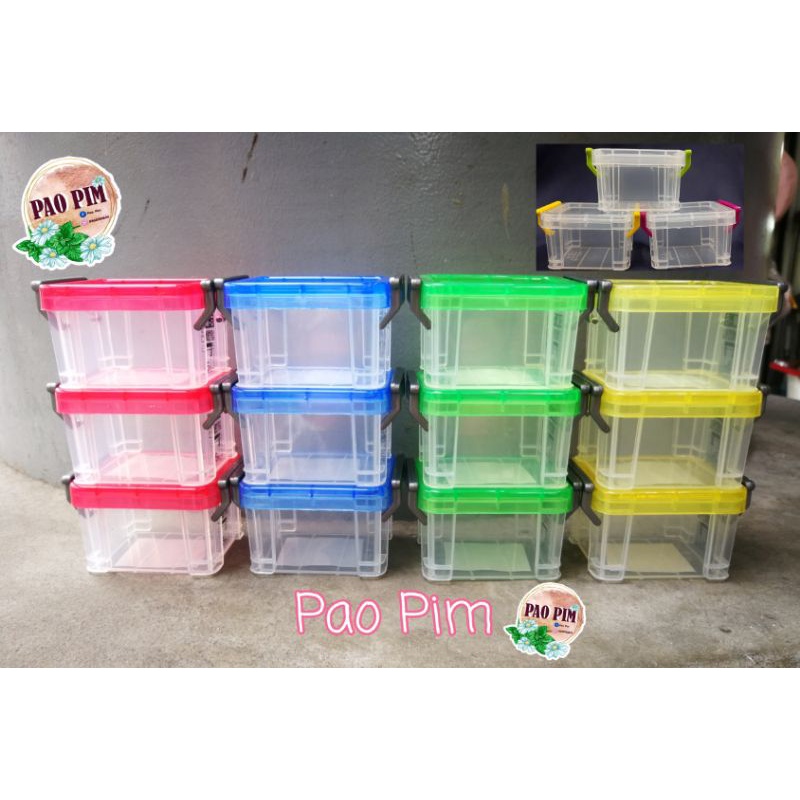 **ราคาต่อ1ใบ** กล่องหูล็อคใบเล็ก กล่องใบเล็ก cm-6 กล่องcm6 กล่องใส่ของ