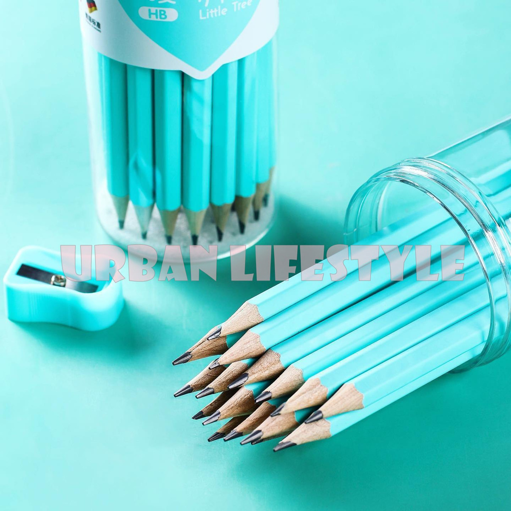 Little Tree ดินสอไม้ ดินสอดำ 2B แอนตี้แบคทีเรีย Antibacterial Graphite Pencil เครื่องเขียน ลดแบคทีเรีย