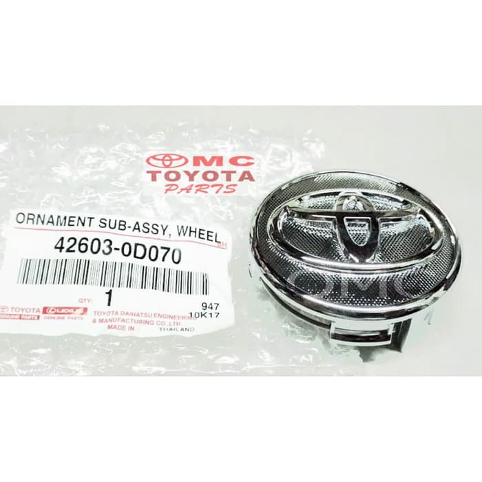 ฝาครอบล้อ Corolla Altis New Vios Yaris 42603-0D070