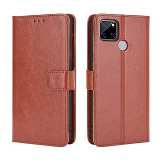 เคสสำ OPPO A15 Case Leather Flip Back Cover OPPO A15 A 15 OPPOA15 เคสฝาพับ มือถือแล