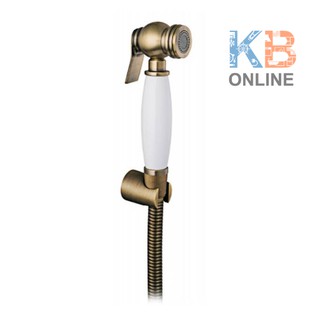 RA 105021MATT ชุดสายฉีดชำระ แมท บรอนซ์/ขาว RASLAND RA 105021MATT Rinsing Spray Set Matt Bronze/White