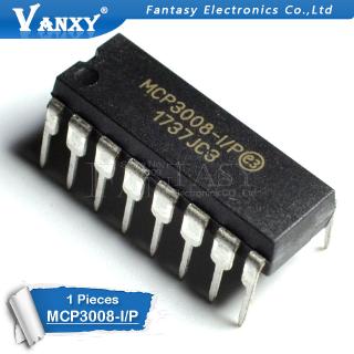 ชิ้นส่วนอิเล็กทรอนิกส์ Mcp3008 Dip16 Mcp3008-I P Dip-16 Dip