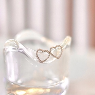 iscoming ♡ Jewelry Silver 925 | ต่างหูเงินแท้ // grandie heart earring