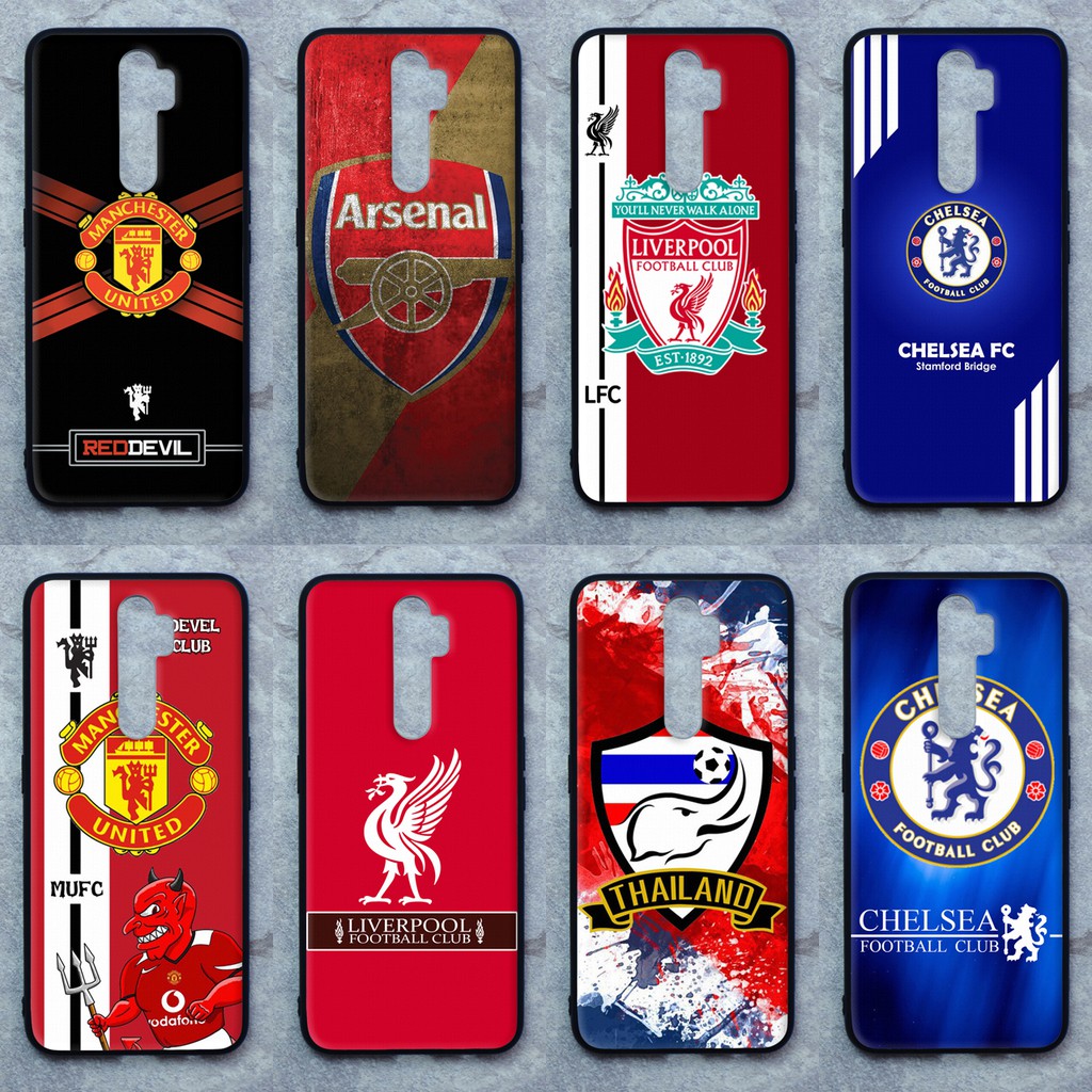 เคส  Oppo  A5 (2020) / A9 (2020) ใช้เคสเดียวกัน  ลายทีมฟุตบอล  ขอบนิ่มหลังแข็ง เคสมือถือ เคสโทรศัพท์