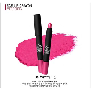 ขายขาดทุน !! พร้อมส่ง/ของแท้ รับประกันสินค้า  ถูกที่สุด 3CE STYLENANDA MATTE LIP CRAYON