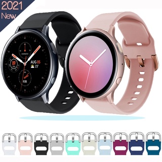 For Samsung Galaxy Watch Silicone Band 20mm 22mm Active 2 Active 3 Gear S2 Watchband Bracelet Strap for Huami Amazfit bip