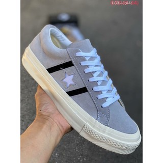 Converse One Star รองเท้าผ้าใบคอนเวิร์ส หนังกลับ รองเท้าผ้าใบแฟชั่น Unisex Size:37eu-45eu