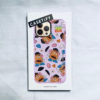 Casetify X Disnep PIXAR TOY STOORY Mr Potato Head เคสนิ่ม สีม่วง สําหรับ IPhone 14 13 12 11 Pro MAX Mini XS MAX XR X SE 6 6S 7 8 Plus