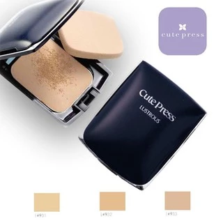 🔸แท้|ส่งไว🔸 CUTE PRESS แป้งเค้ก แป้งผสมรองพื้น Lustrous Fairness Cake SP15 ลัสทรัส ตลับกระจก แป้ง คิวเพรส ริชชี่ริช