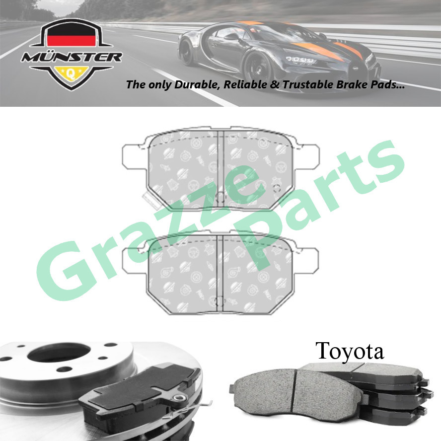 Münster แผ่นดิสก์เบรคด้านหลังสําหรับ Toyota Altis ZRE141 1.6E ZRE142 1.8 EG ZRE143 2.0V 2010 1ZR-FE 