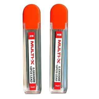 (3 ชิ้น) ไส้ดินสอกด Pilot Multi-X 0.5มม. ฝาสีส้ม