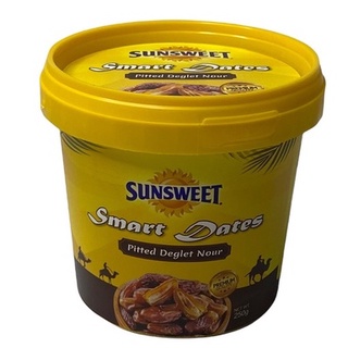 อินทผลัม ไร้เม็ด,ไร้ก้าน 日期 Sunsweet Smart Date 250gm นำเข้าตูนิเซียกระป๋องสีเหลือง 1 กระป๋อง/ปริมาณ 250gm ราคาพิเศษ