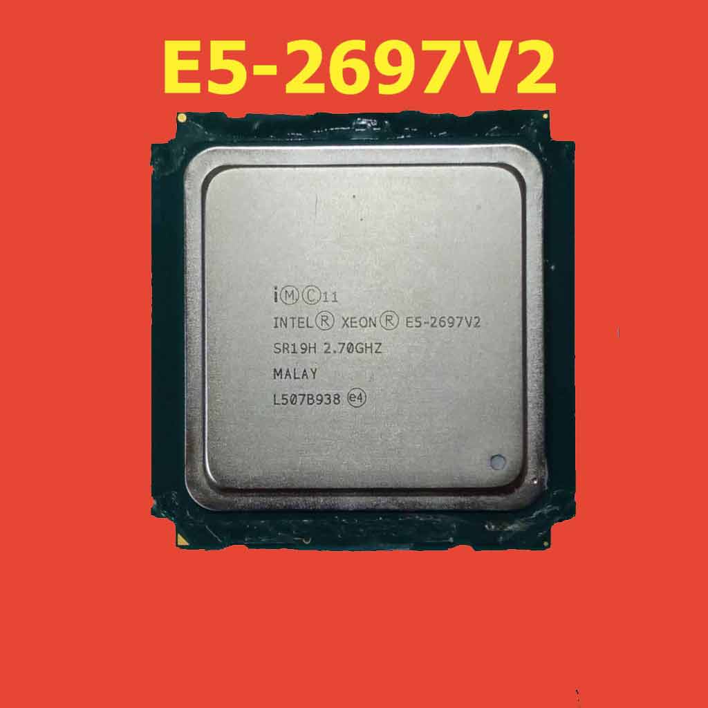 Intel Xeon E5-2697 V2 2.7 GHz Dodeca core (12 Core 24 Thread) CPU ราคา 3900 บาท E5-2697V2