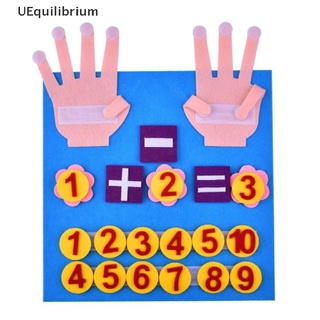 Uequilibrium Montessori ของเล่นคณิตศาสตร์ ตัวเลขนิ้ว สําหรับเด็กเล็ก ขาย