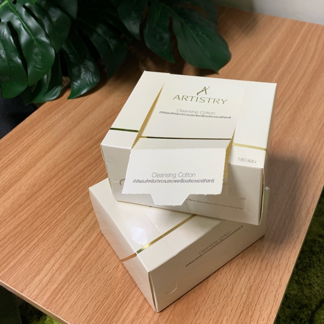 สำลีเช็ดหน้า Artistry cotton100% ไม่ฟอกขาว นุ่ม อ่อนโยน