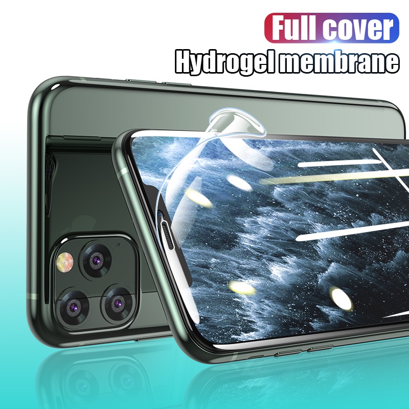 ฟิล์มไฮโดรเจลเต็มหน้าจอสําหรับ Oppo Reno 5 5 F 4 F A15 A15S A94 A93 A52 A92 A31 A 5 A 9 2020 A5S A12 #7