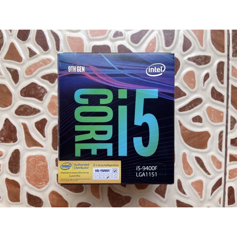 Intel Core I5-9400F  มีกล่อง ประกัน Jib 27/10/22