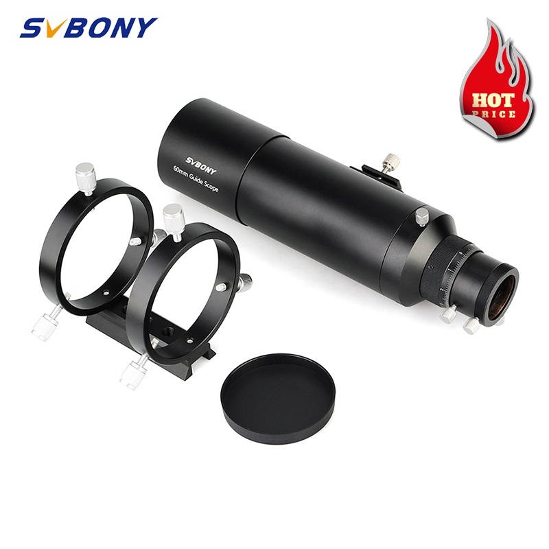So Astrophotography is Easier and Less Equipment Guiding with The Mini-Guide Scope Astromania 50mm Compact Deluxe Finder & Guidescope Kit with 1.25 Double Helical Focuser 