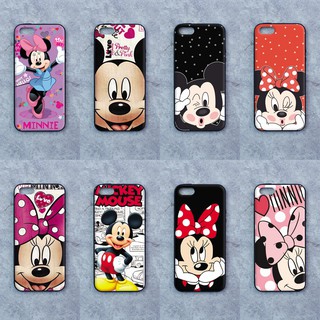 เคส  Apple  iphone 5 / 5s / 5SE  ใช้เคสเดียวกัน  ลายมิกกี้-มินนี่  ขอบนิ่มหลังแข็ง เคสมือถือ เคสโทรศัพท์ Case