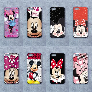 เคส  Apple  iphone 5 / 5s / 5SE  ใช้เคสเดียวกัน  ลายมิกกี้-มินนี่  ขอบนิ่มหลังแข็ง เคสมือถือ เคสโทรศัพท์ Case