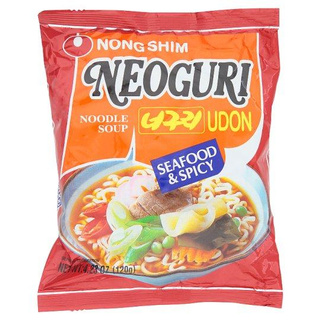 โนงชิม บะหมี่กึ่งสำเร็จรูปรสอาหารทะเล ชนิดเผ็ด 120กรัม/Nong taste instant noodles spicy seafood flavor 120 grams