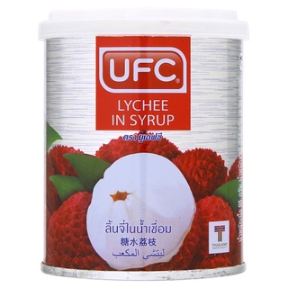 🔥D - day!! ยูเอฟซี ลิ้นจี่ในน้ำเชื่อม 234กรัม UFC Lychee in Syrup 234g