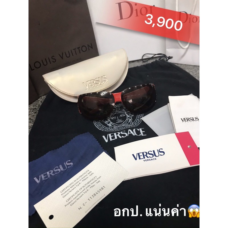 Versace  แว่นกันแดด พร้อม อปก. จ้า แท้ 💯