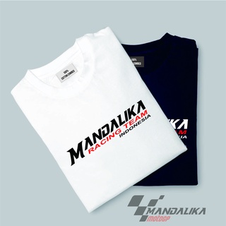 เสื้อยืดคอกลมเสื้อยืด คอกลม พิมพ์ลาย Mandalika racing team motogp Lombok mgpa gpseriesS-5XL