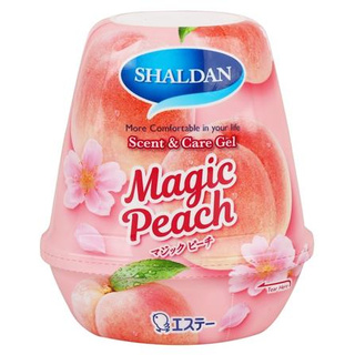 เจลปรับอากาศทั่วไป SHALDAN 180 กรัม MAGIC PEACH ให้ความหอมสดชื่นยาวนาน และกลบกลิ่นอันไม่พึงประสงค์