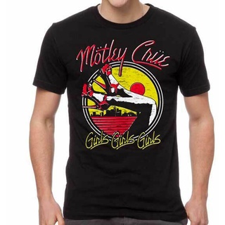 เสื้อยืด ผ้าฝ้าย พิมพ์ลาย Motley Crue Heavy Metal Band Merch DNnlbm79HFbcjn32 สําหรับผู้ชายSize S-5XL