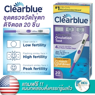 Clearblue ovulation test วัดไข่ตก อุปกรณ์ทดสอบการตกไข่แบบดิจิตอล