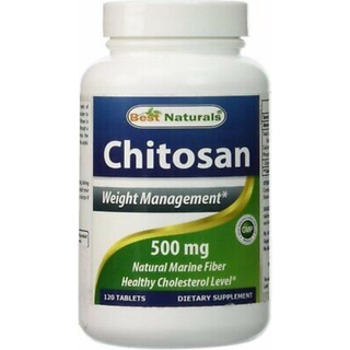 Chitosan by Best Naturals, 120 tablet 500 mg 1 pack