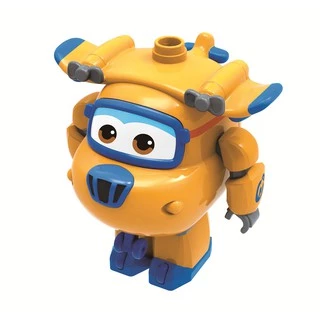 Super Wings Medium Blocks High Value Figure - Donnie ตัวต่อ ซุปเปอร์วิงส์ ขนาดกลาง - ดอนนี่ สีเหลือง EU380006