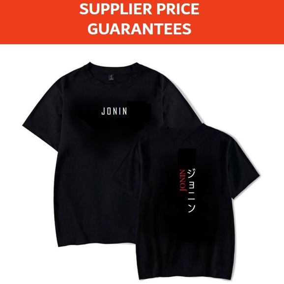 NARUTO JONIN Printed t shirt unisex 100% cotton