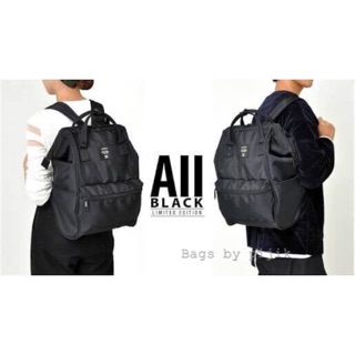 ANELLO LIMITED EDITION All Black backpack