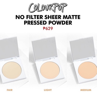 แท้💯% [เช็คใบเสร็จได้] Colourpop No Filter Finishing Pressed Powder