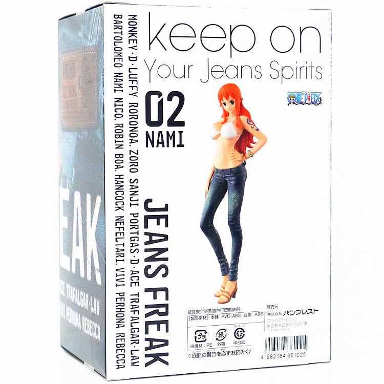 One Piece Jeans Freak กางเกงย นส Nami White Style Kings ม อนางแบบ Shopee Thailand