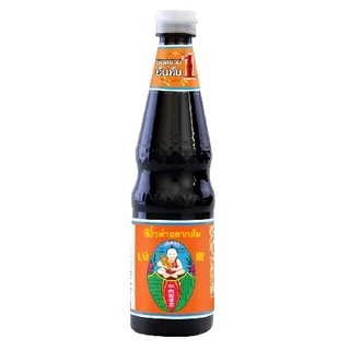 ตราเด็กสมบูรณ์ ซีอิ๊วดำฉลากส้ม 940 กรัม / Deksomboon Brand Black Soy Sauce 940g.