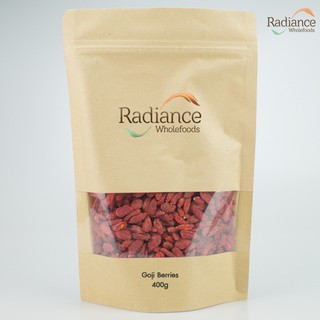 Goji Berries 400g, Radiance Wholefoods