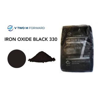 สีฝุ่นผสมปูนและคอนกรีต ผงสีดำ, Iron Oxide Pigments v2m