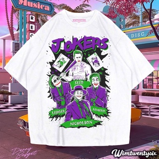 ผ้าฝ้ายแท้เสื้อยืด ขนาดใหญ่ | Jokers ทุกสภาพผิว | เสื้อยืด ขนาดใหญ่ | เสื้อยืด ขนาดใหญ่ พิมพ์ลาย VINTAGES-4XL